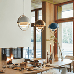 Distorted Sphere Ceiling Pendant Lighting Lobby