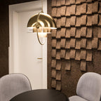 Distorted Sphere Ceiling Pendant Lighting Lobby