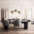 Distorted Sphere Ceiling Pendant Lighting Lobby