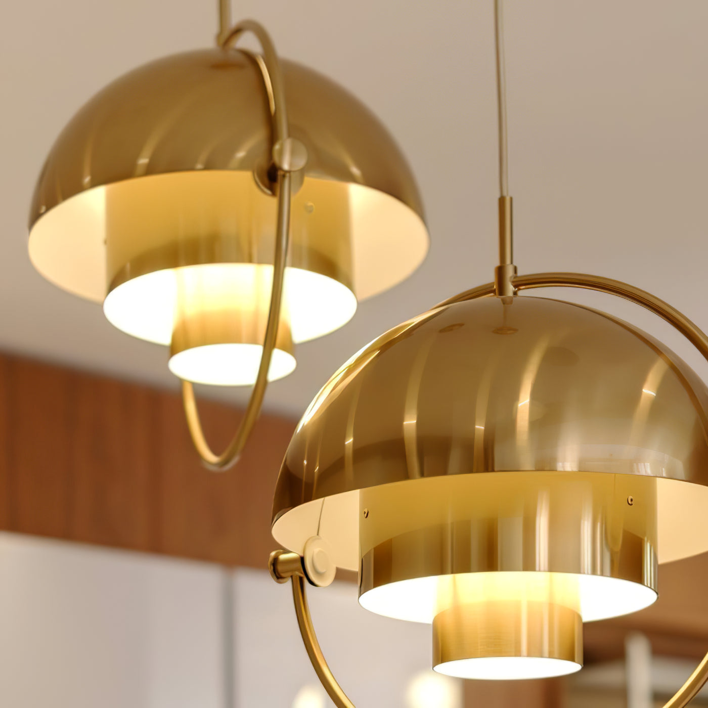 Distorted Sphere Ceiling Pendant Lighting Lobby