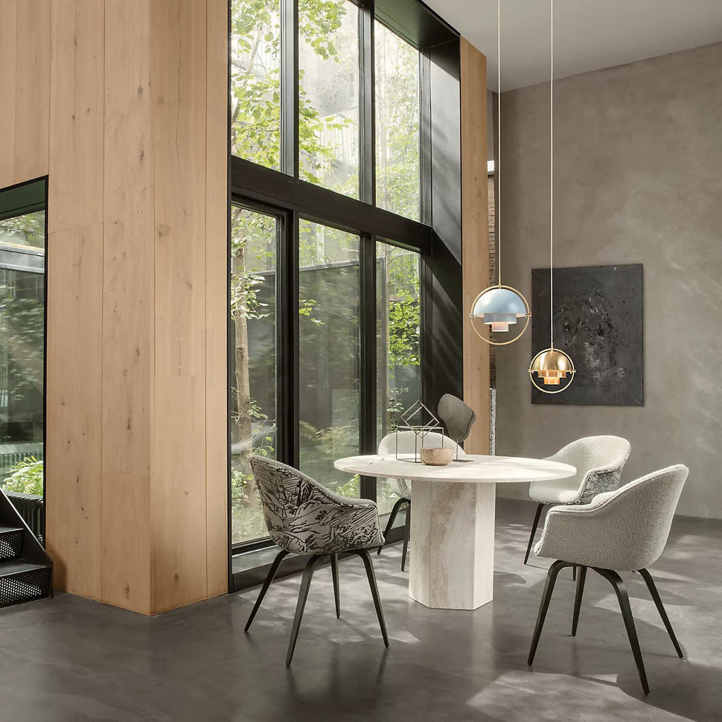 Distorted Sphere Ceiling Pendant Lighting Lobby
