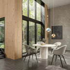 Distorted Sphere Ceiling Pendant Lighting Lobby