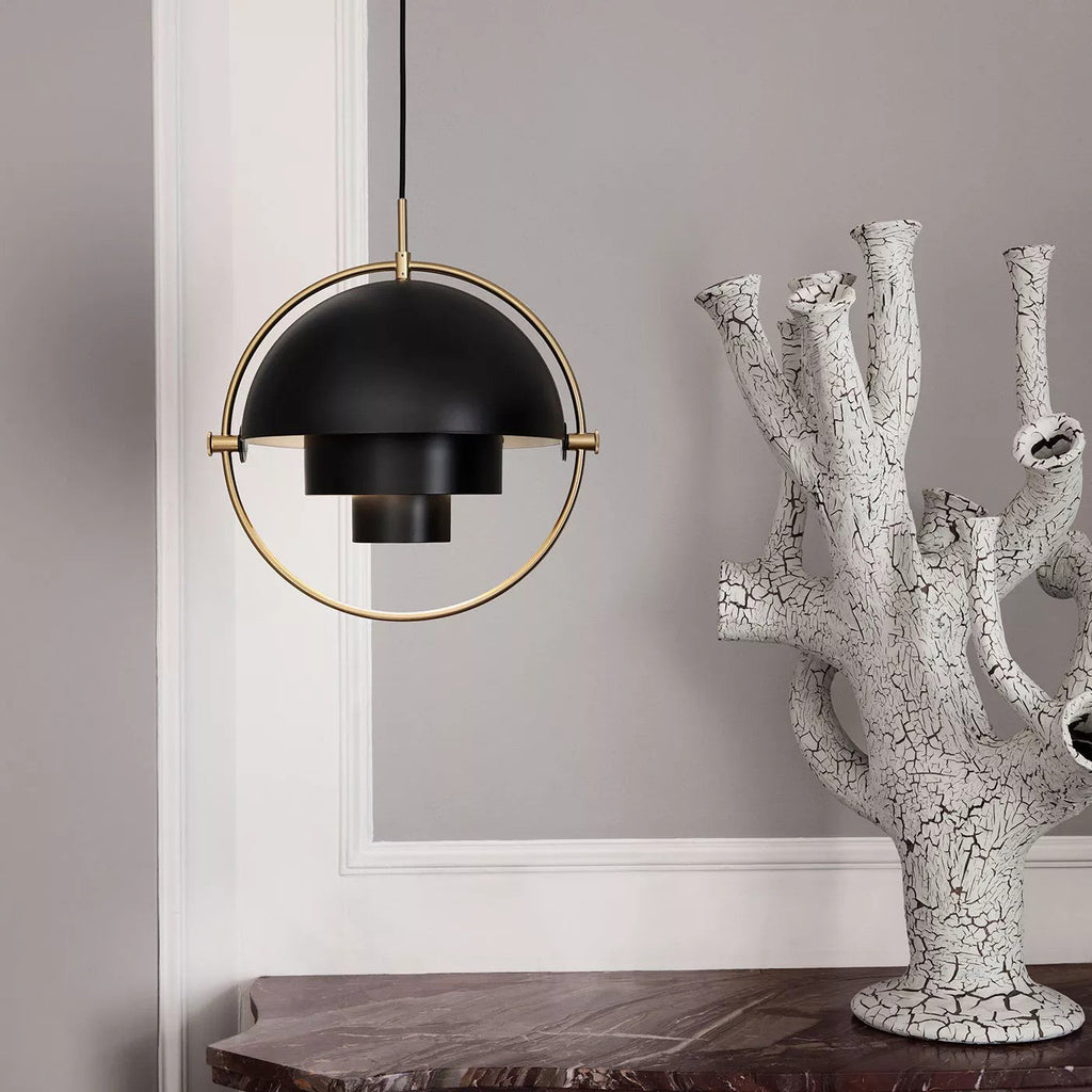 Distorted Sphere Ceiling Pendant Lighting Lobby