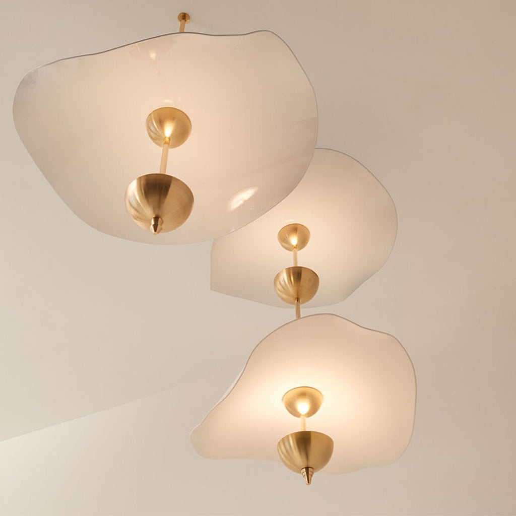 Double Biscuit Ceiling Pendant Light Lighting Lobby