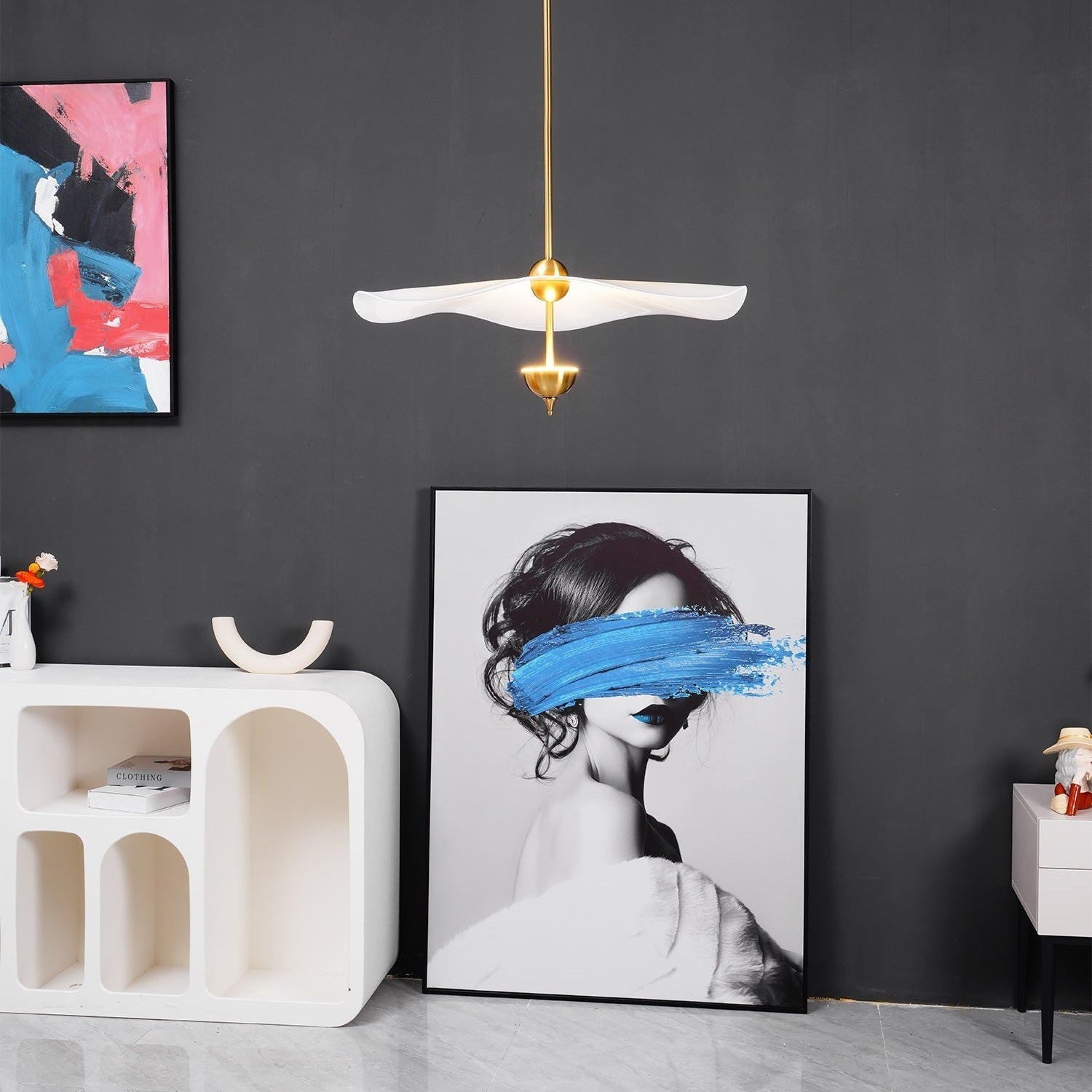 Double Biscuit Ceiling Pendant Light Lighting Lobby