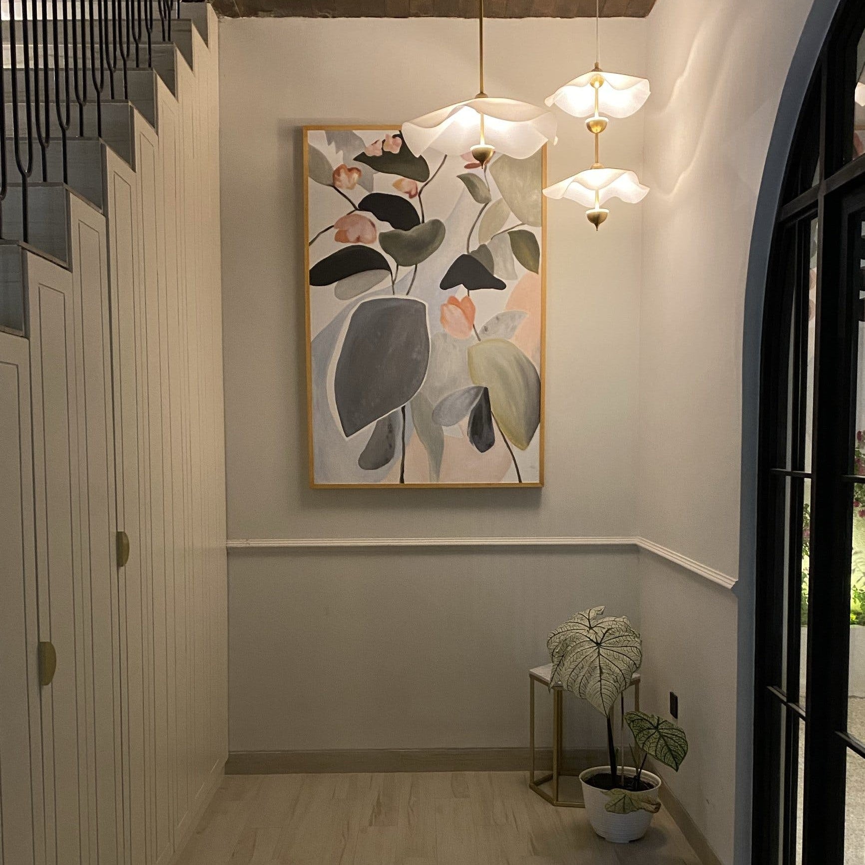 Double Biscuit Ceiling Pendant Light Lighting Lobby