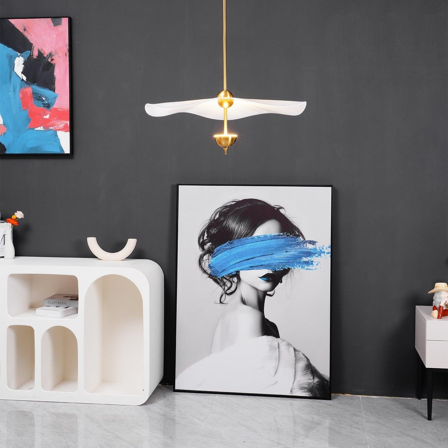 Double Biscuit Ceiling Pendant Light Lighting Lobby