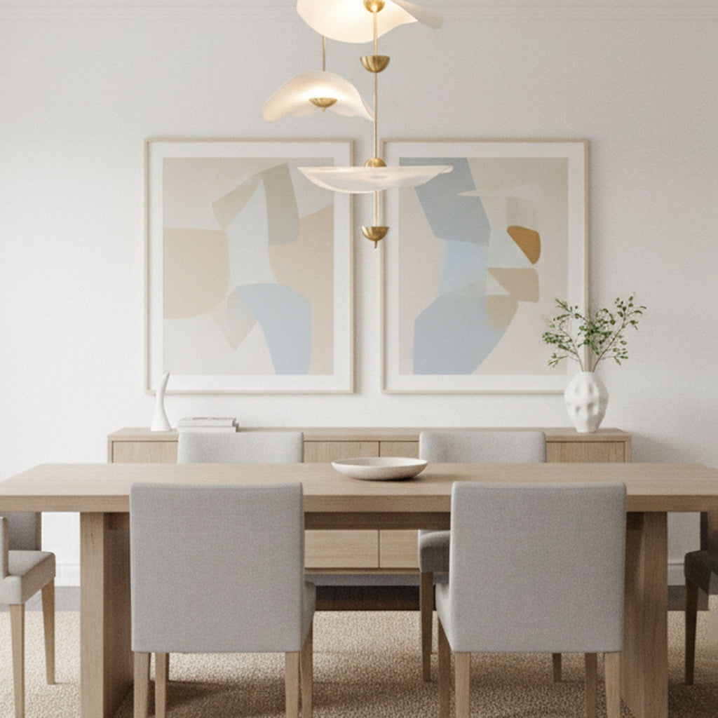 Double Biscuit Ceiling Pendant Light Lighting Lobby