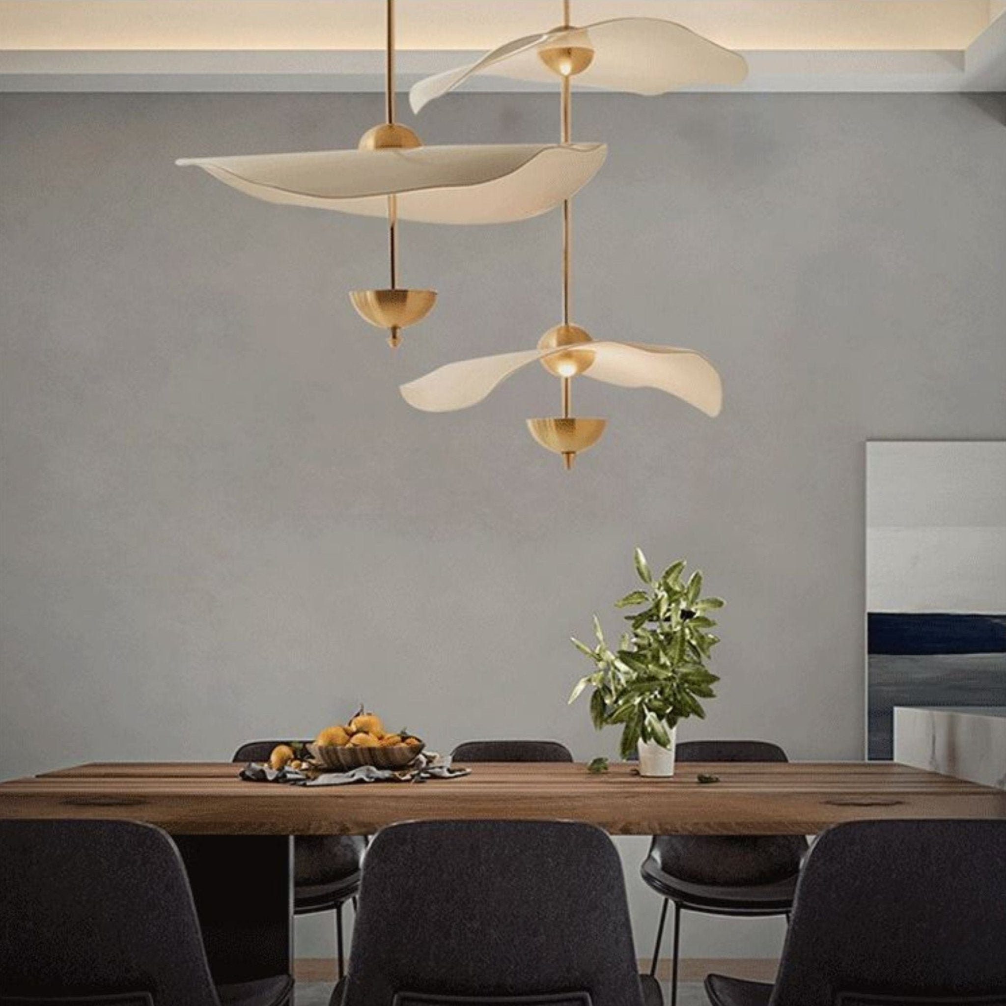 Double Biscuit Ceiling Pendant Light Lighting Lobby
