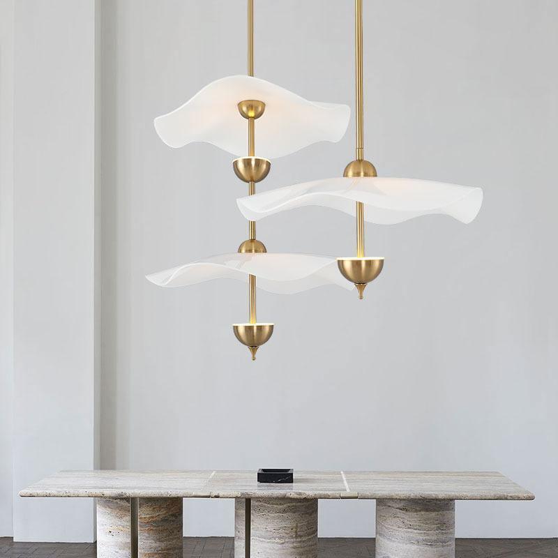 Double Biscuit Ceiling Pendant Light Lighting Lobby