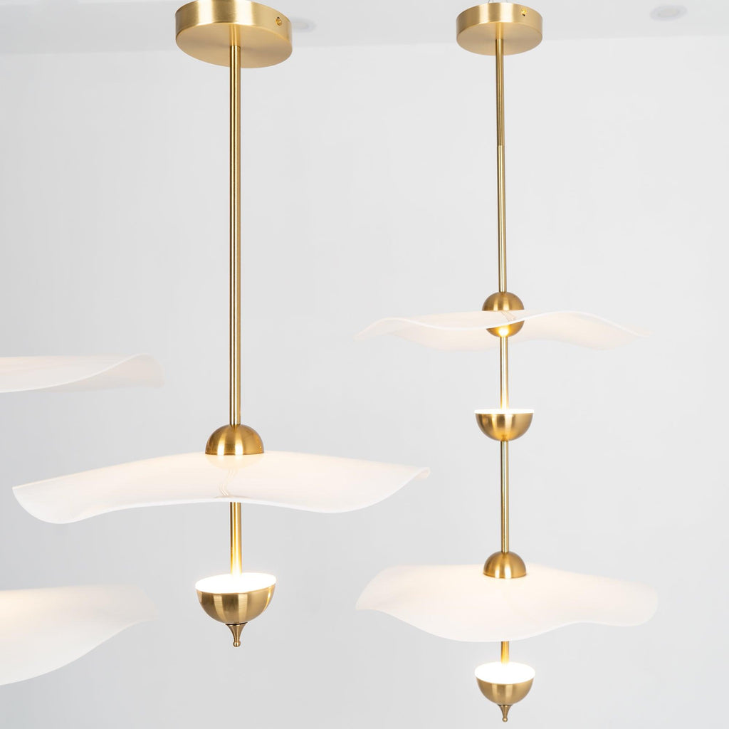 Double Biscuit Ceiling Pendant Light Lighting Lobby