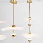 Double Biscuit Ceiling Pendant Light Lighting Lobby