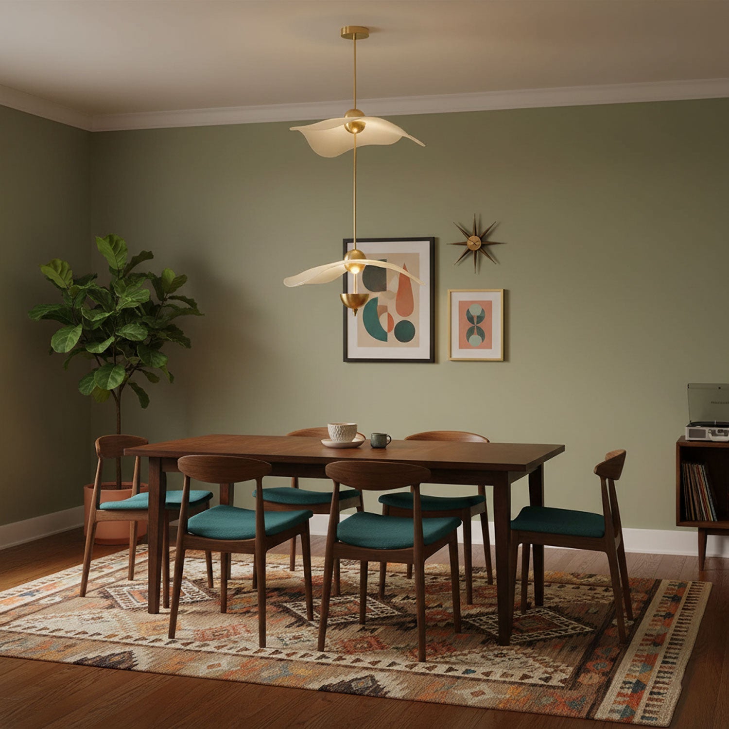 Double Biscuit Ceiling Pendant Light Lighting Lobby