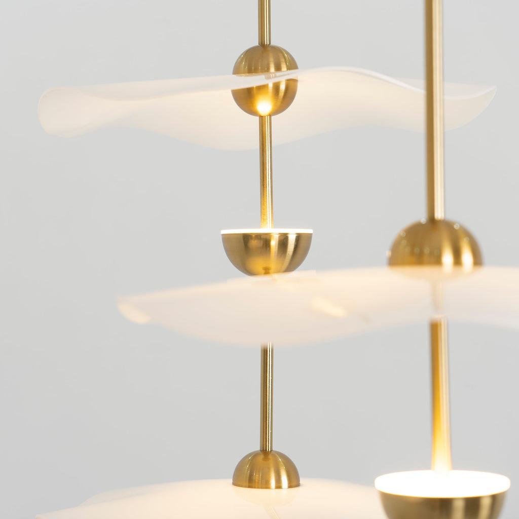 Double Biscuit Ceiling Pendant Light Lighting Lobby