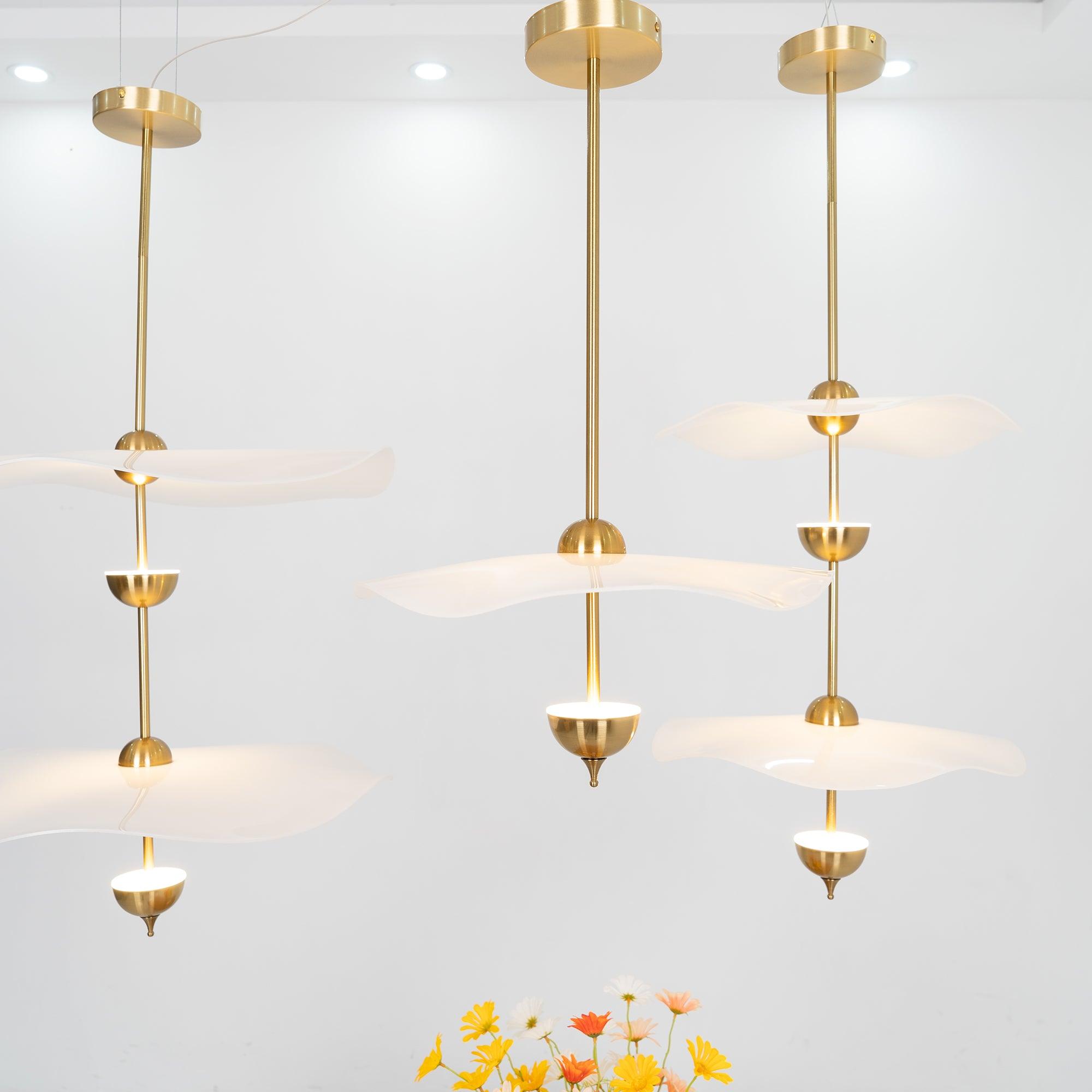 Double Biscuit Ceiling Pendant Light Lighting Lobby