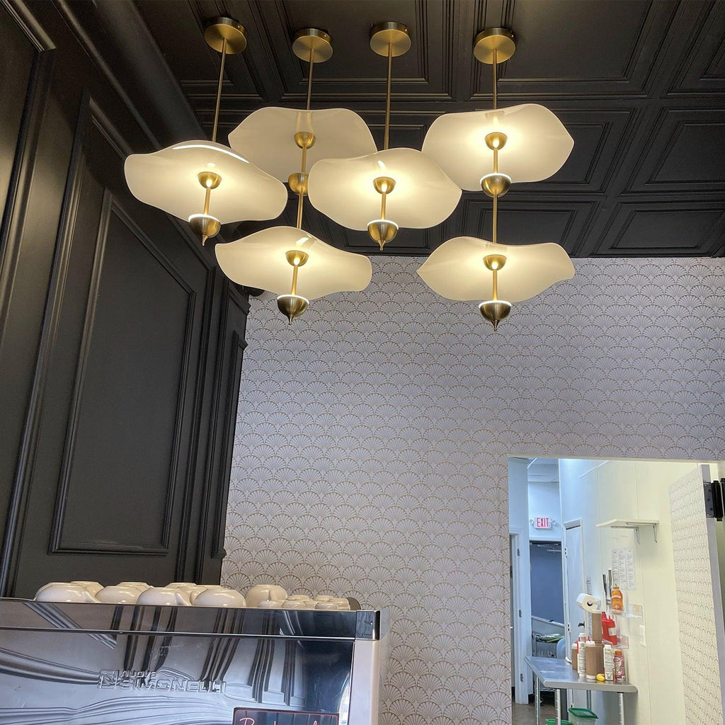 Double Biscuit Ceiling Pendant Light Lighting Lobby