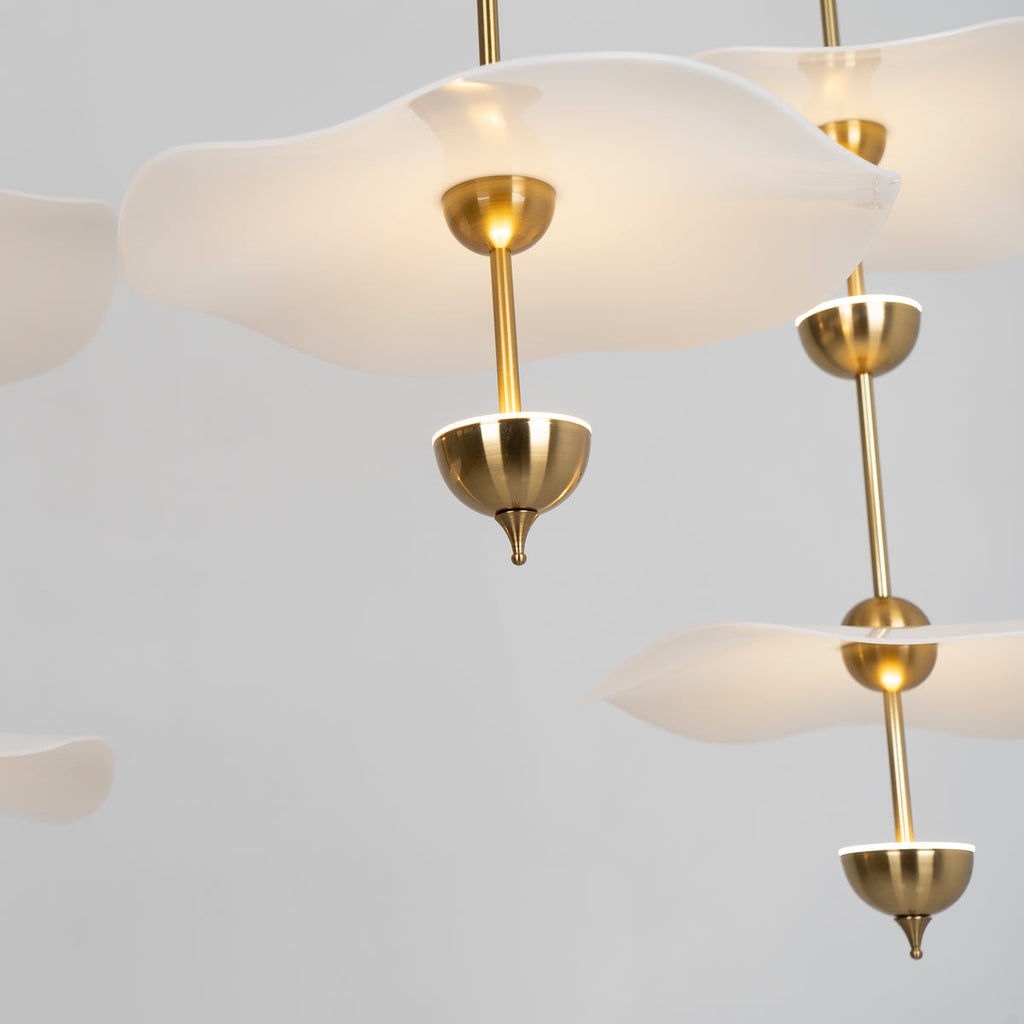 Double Biscuit Ceiling Pendant Light Lighting Lobby