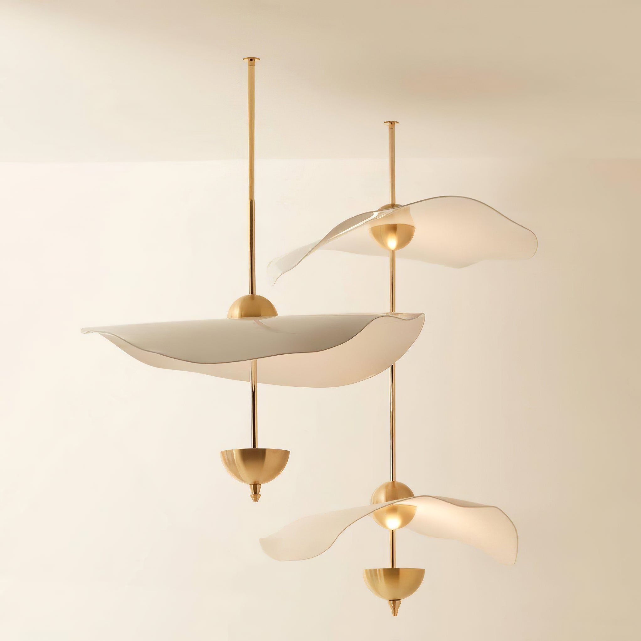 Double Biscuit Ceiling Pendant Light Lighting Lobby