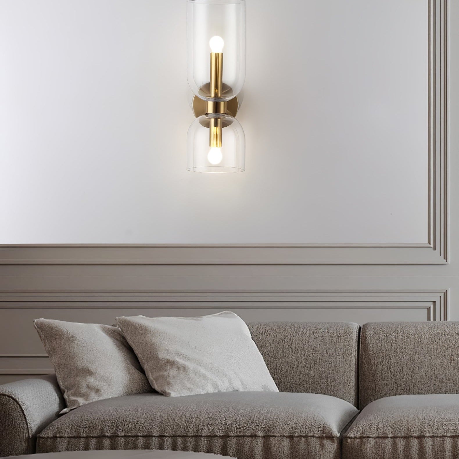 Edie Sconce Light Lighting Lobby