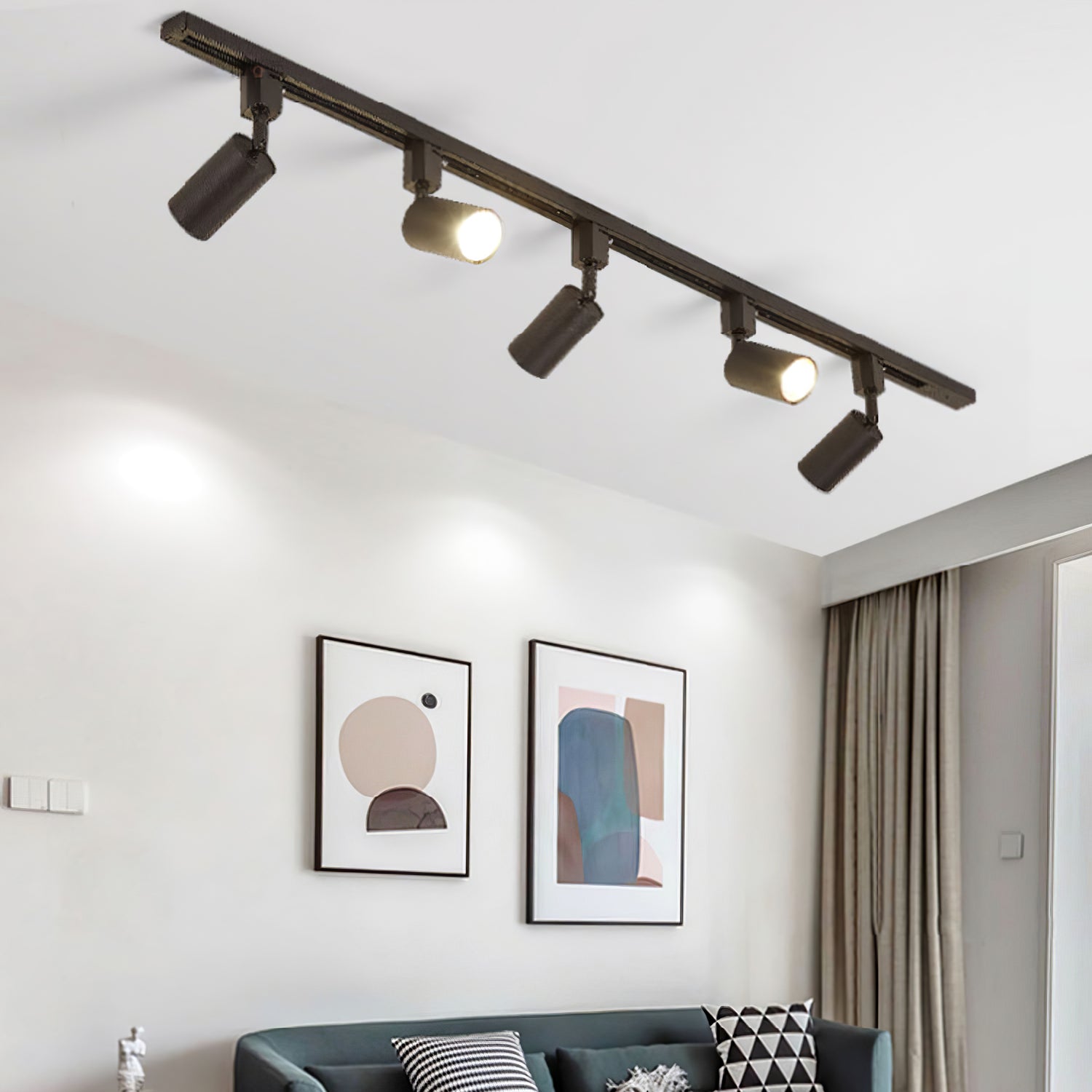 Elegant Cylinder Ceiling Fixture Lighting Lobby