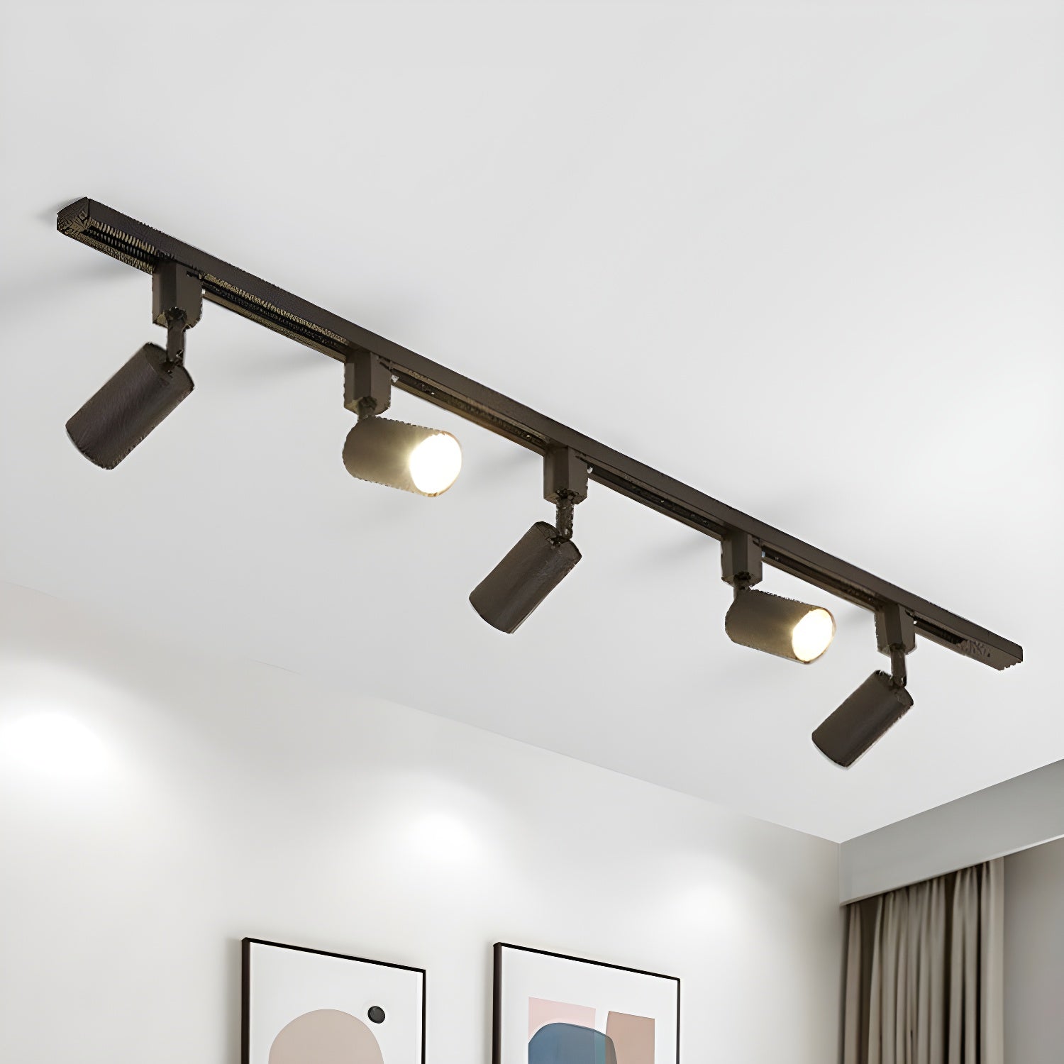 Elegant Cylinder Ceiling Fixture Lighting Lobby