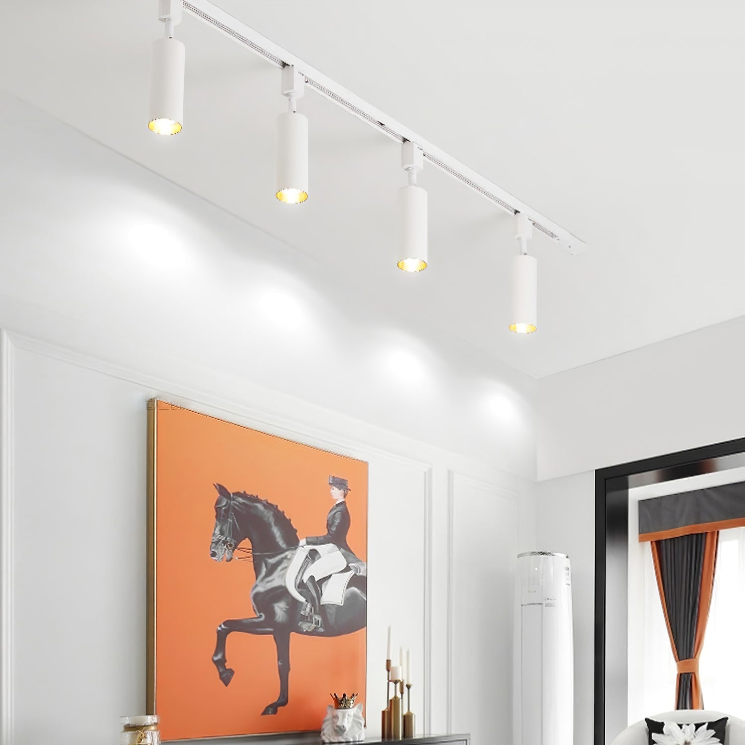 Elegant Cylinder Ceiling Fixture Lighting Lobby