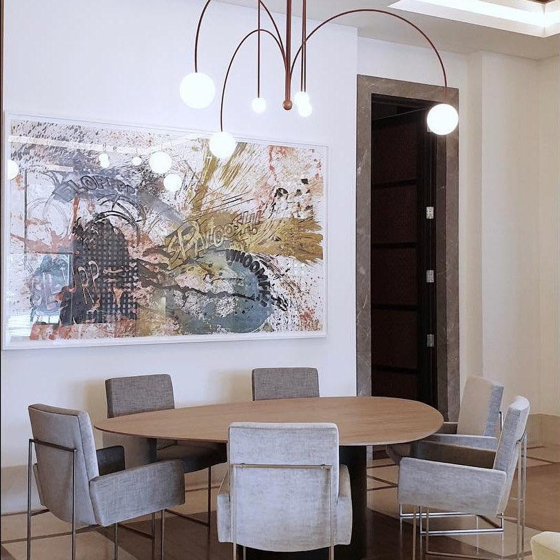 Final Grande Ceiling Suspension Lighting Lobby
