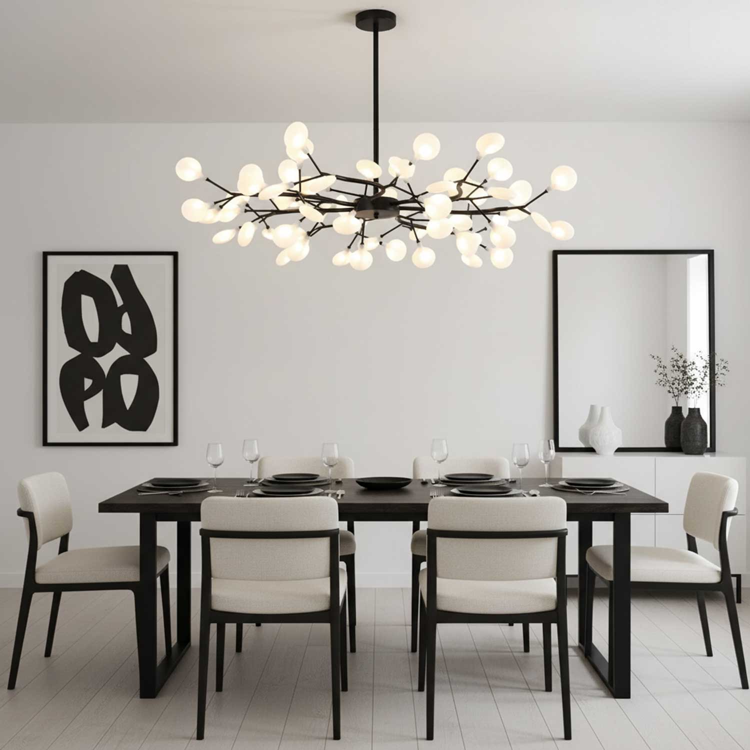 Firefly LED Sputnik Ceiling Suspension Lighting Lobby