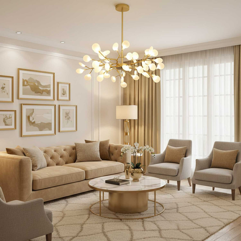 Firefly LED Sputnik Ceiling Suspension Lighting Lobby