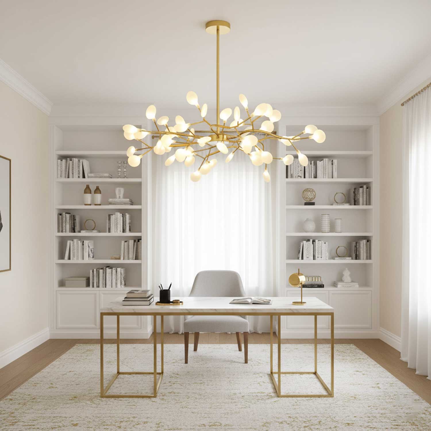 Firefly LED Sputnik Ceiling Suspension Lighting Lobby