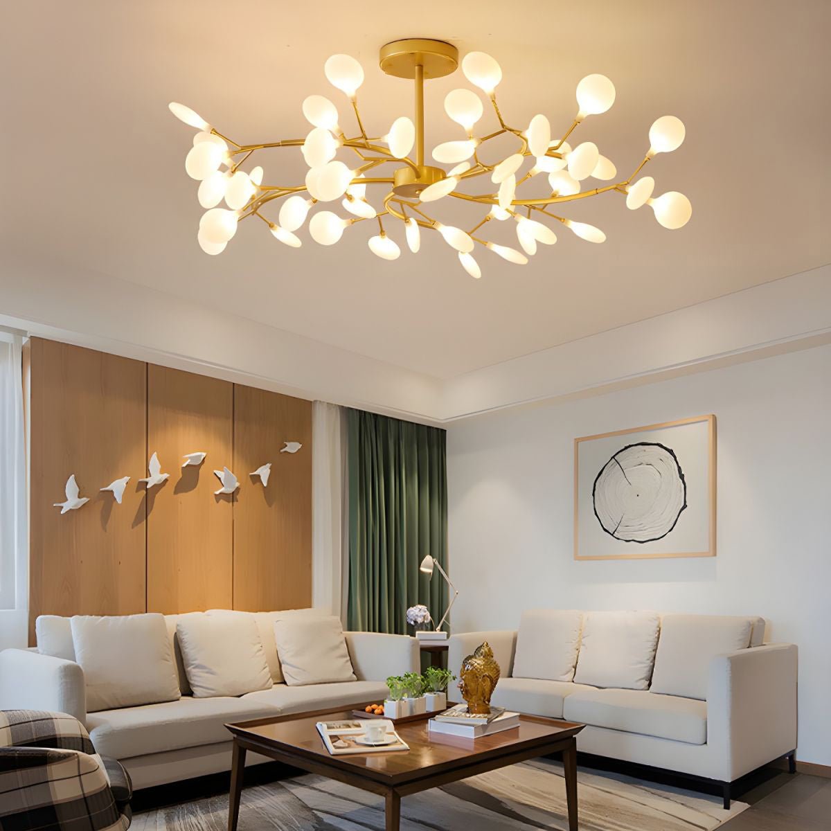 Firefly LED Sputnik Ceiling Suspension Lighting Lobby