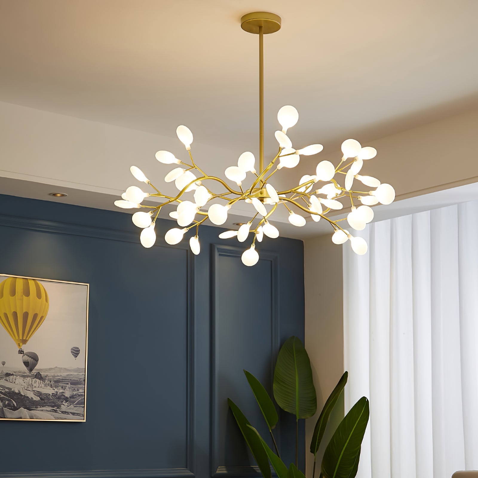 Firefly LED Sputnik Ceiling Suspension Lighting Lobby