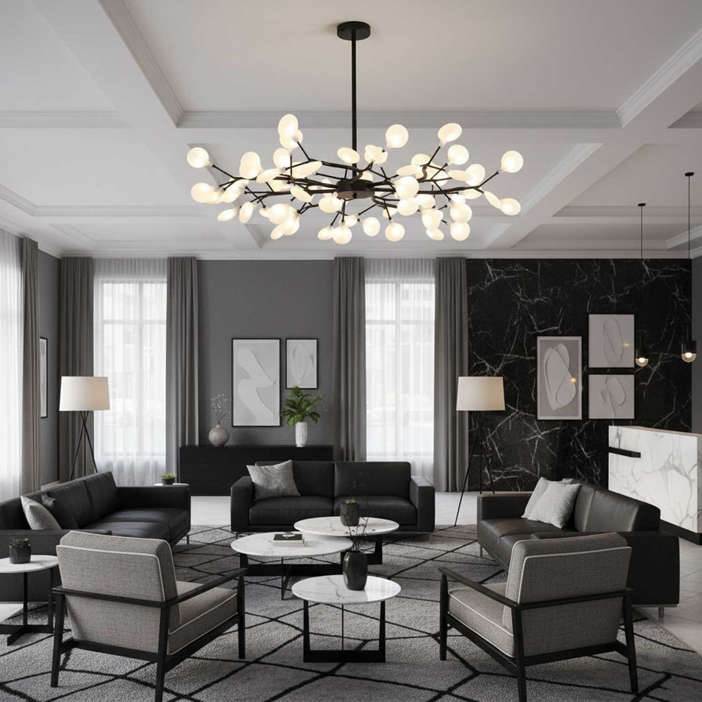 Firefly LED Sputnik Ceiling Suspension Lighting Lobby