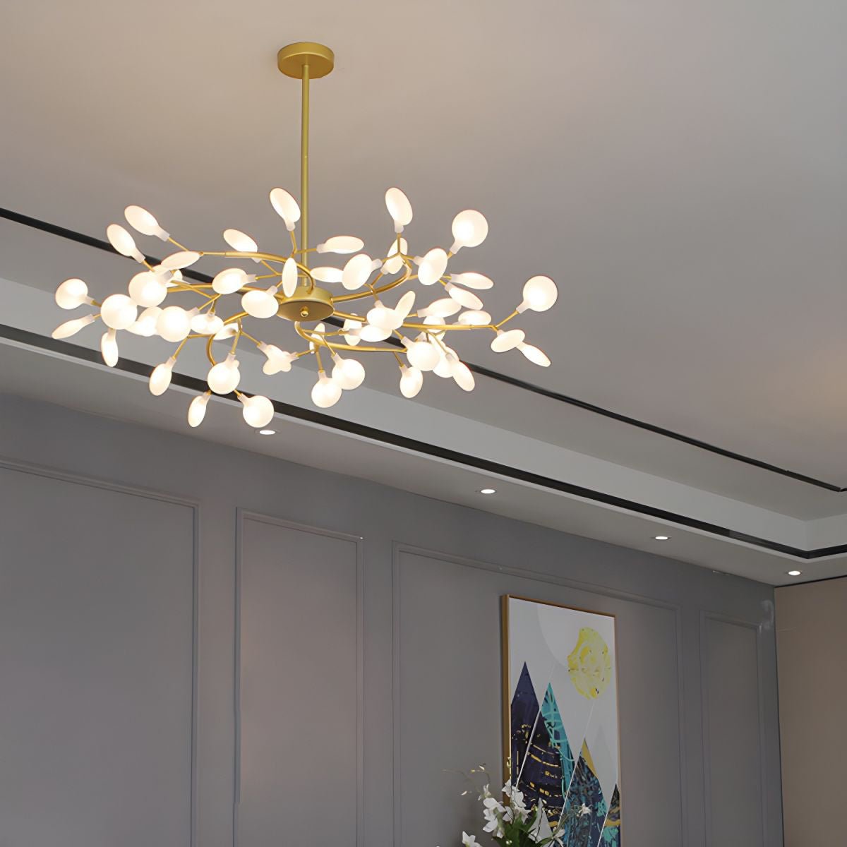 Firefly LED Sputnik Ceiling Suspension Lighting Lobby