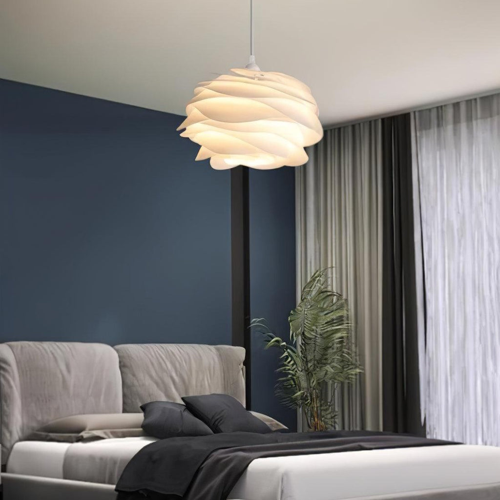 Floral Rose Ceiling Pendant Lighting Lobby