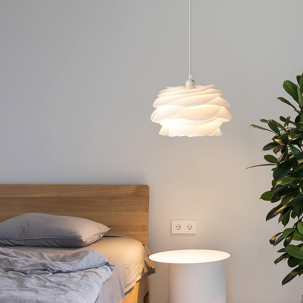 Floral Rose Ceiling Pendant Lighting Lobby
