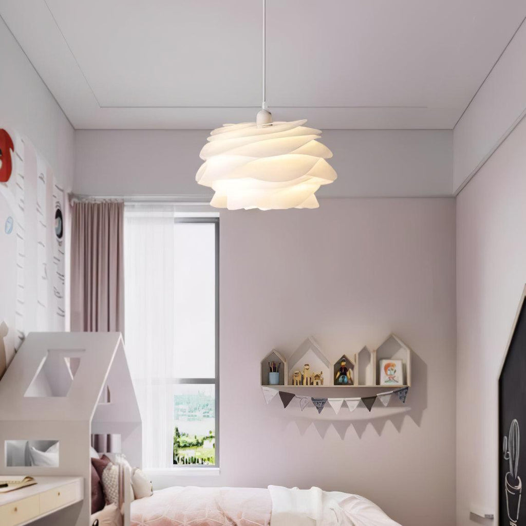 Floral Rose Ceiling Pendant Lighting Lobby