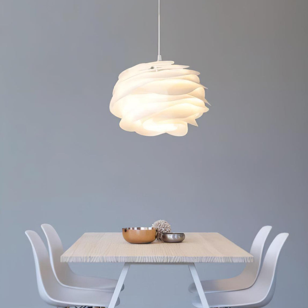 Floral Rose Ceiling Pendant Lighting Lobby