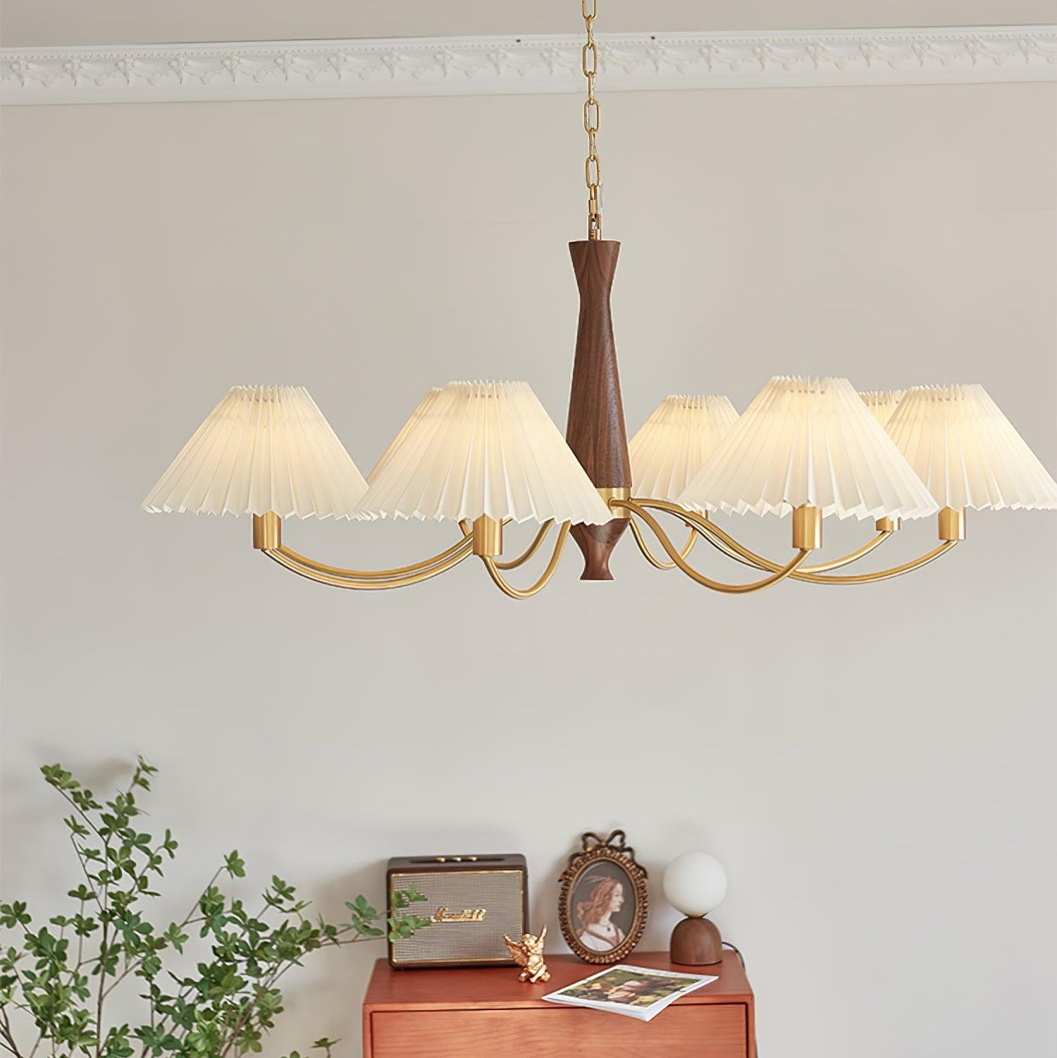 Folded Ceiling Suspension Lighting Lobby
