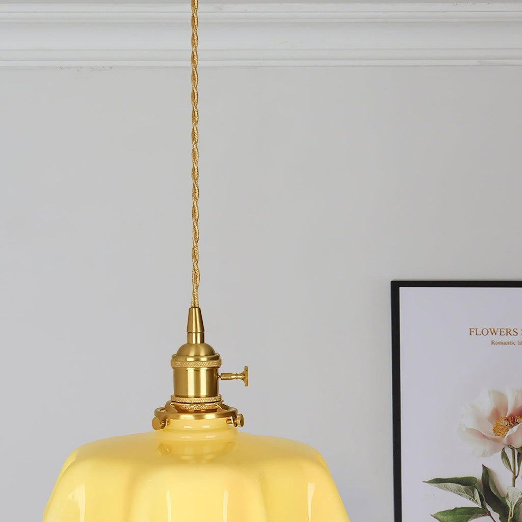 French Floral Ceiling Pendant Lighting Lobby