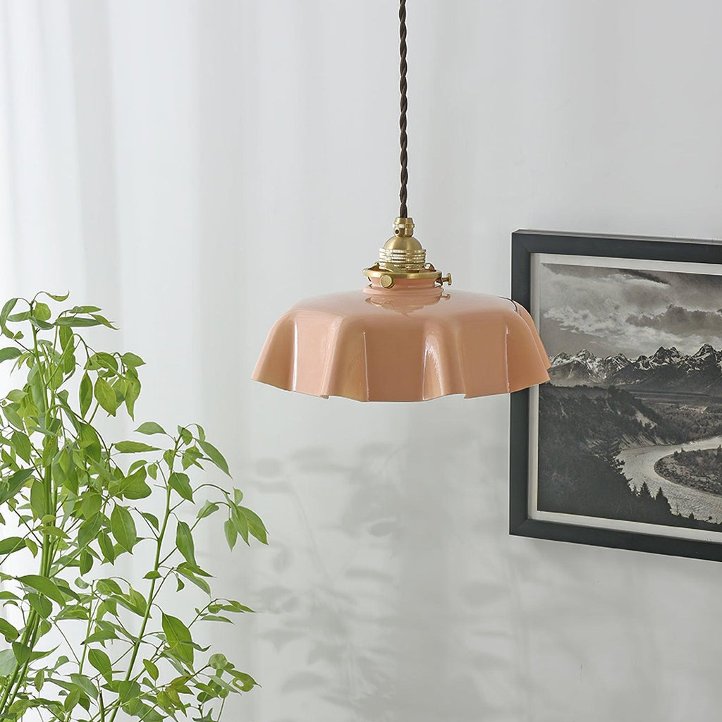 French Floral Ceiling Pendant Lighting Lobby