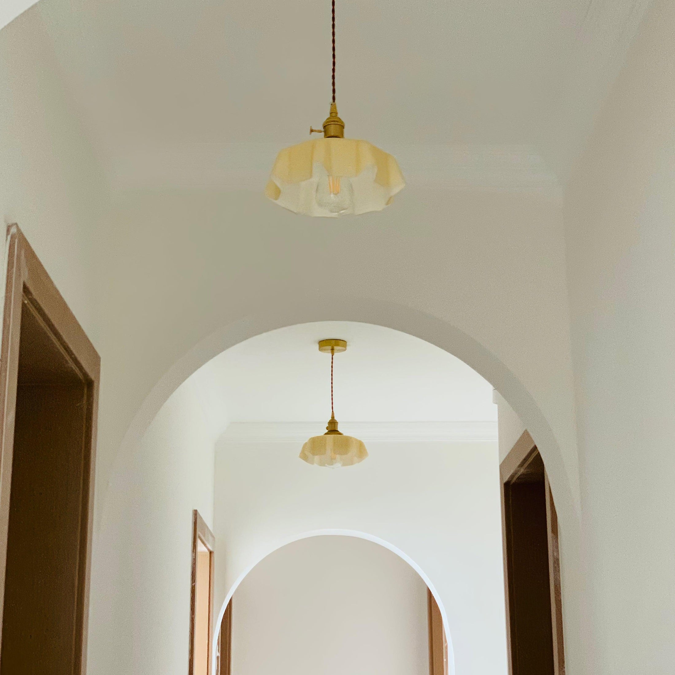 French Floral Ceiling Pendant Lighting Lobby