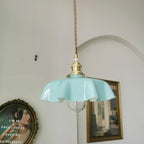 French Floral Ceiling Pendant Lighting Lobby