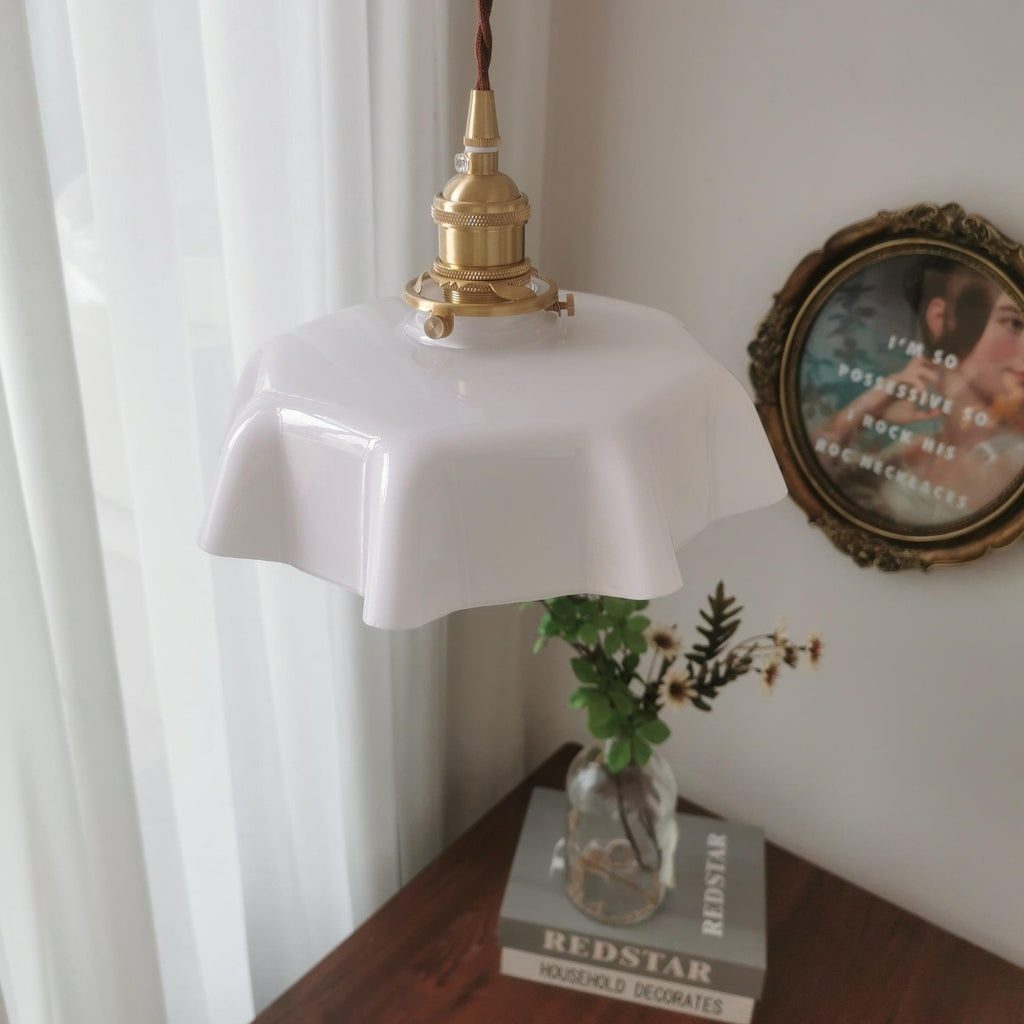 French Floral Ceiling Pendant Lighting Lobby
