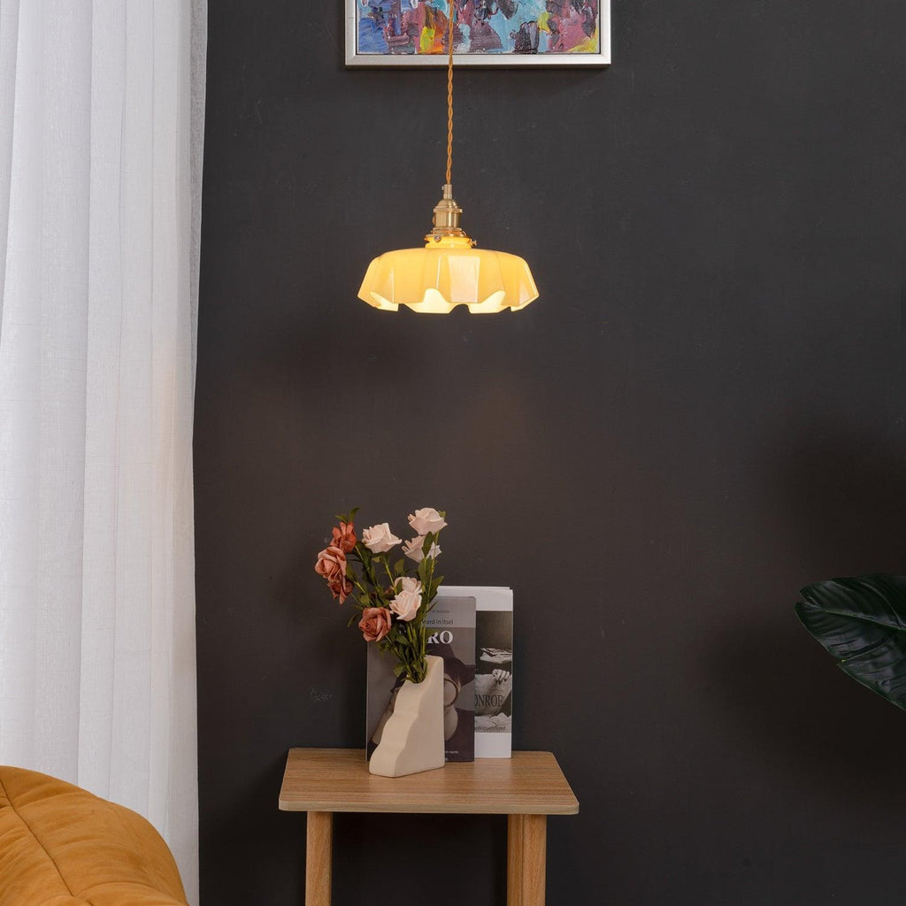 French Floral Ceiling Pendant Lighting Lobby