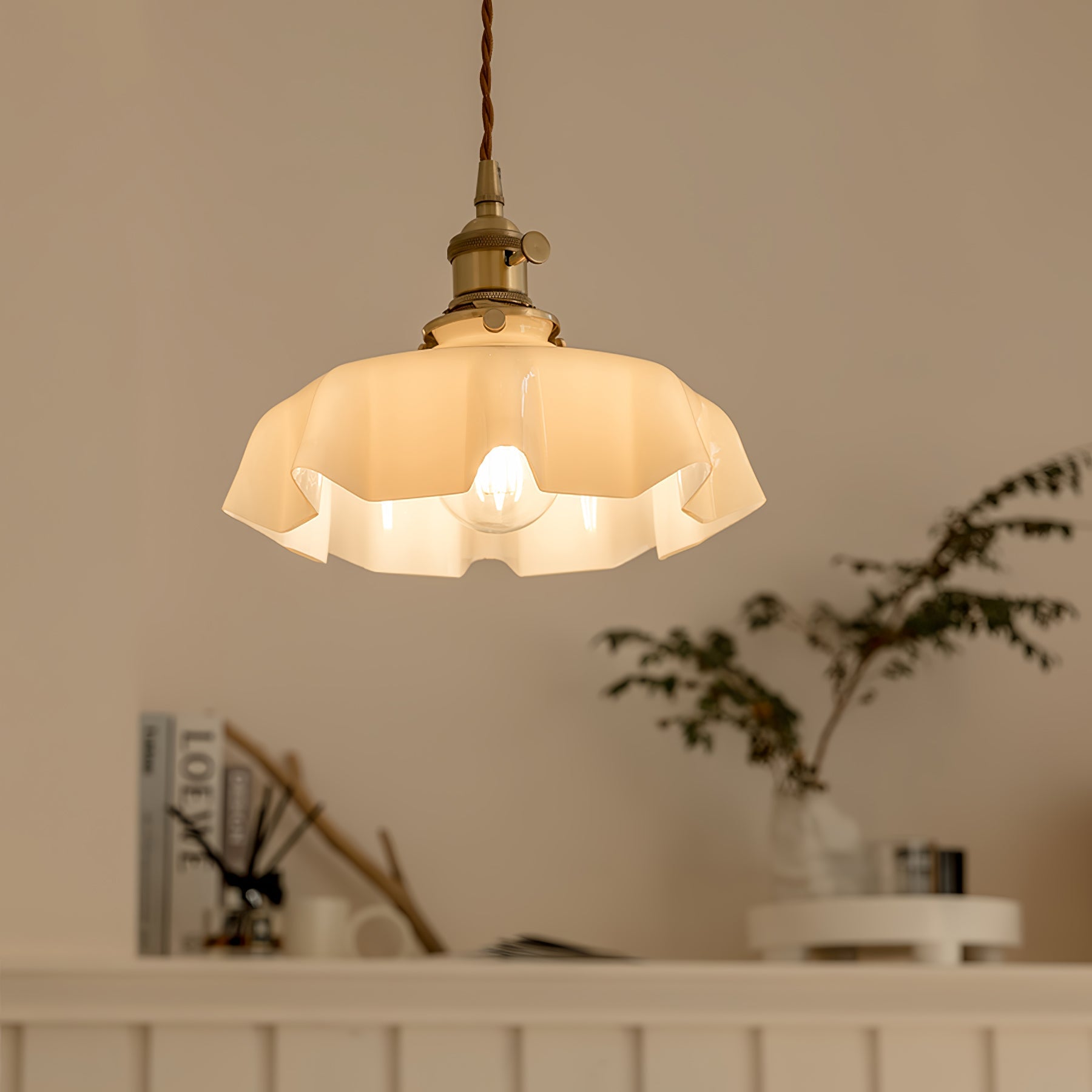 French Floral Ceiling Pendant Lighting Lobby
