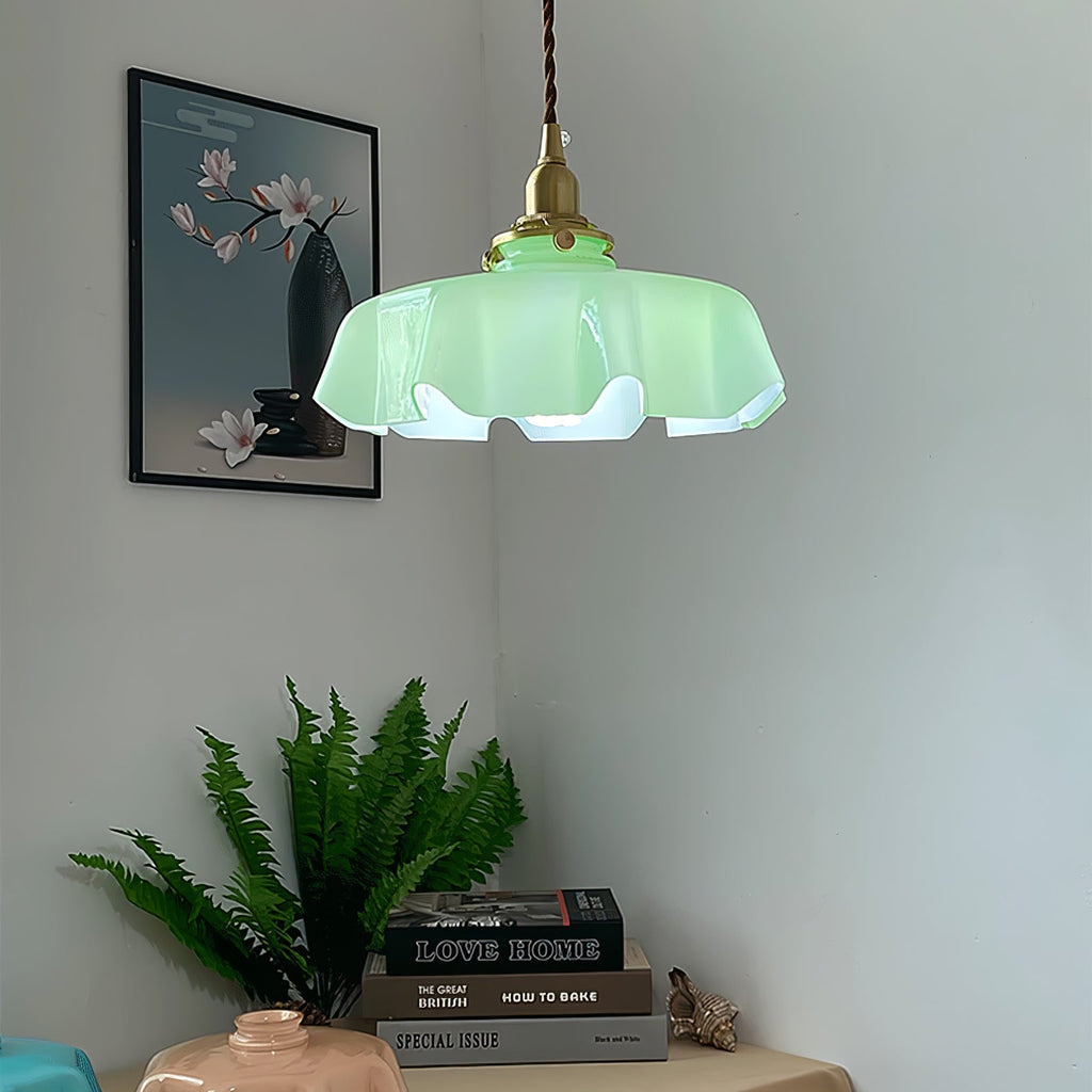French Floral Ceiling Pendant Lighting Lobby