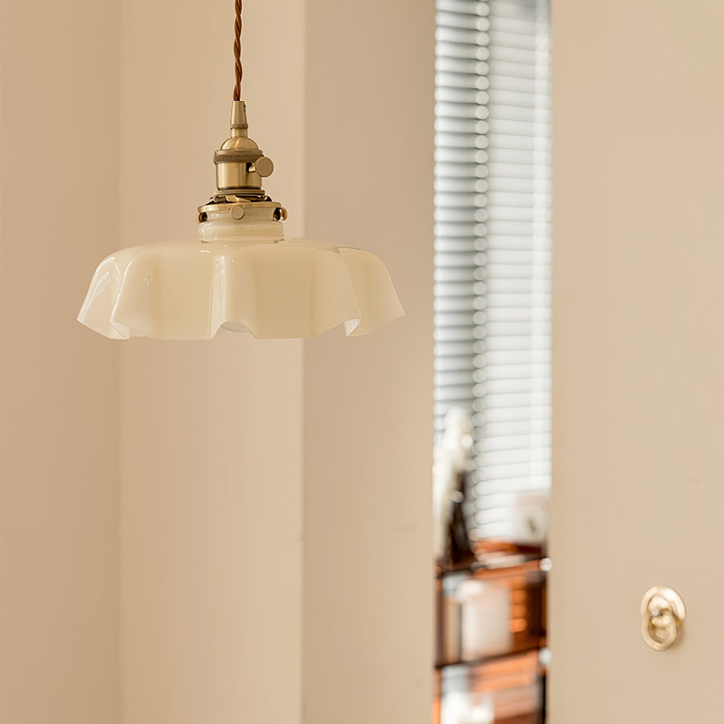 French Floral Ceiling Pendant Lighting Lobby