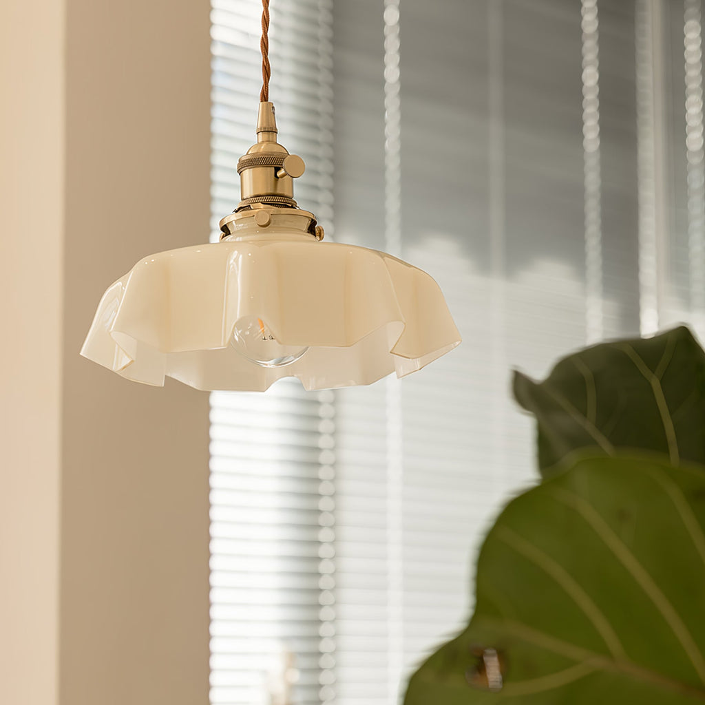 French Floral Ceiling Pendant Lighting Lobby