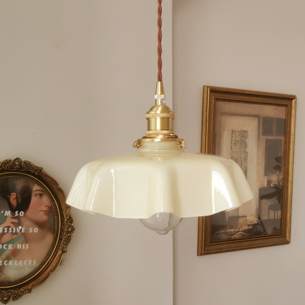 French Floral Ceiling Pendant Lighting Lobby